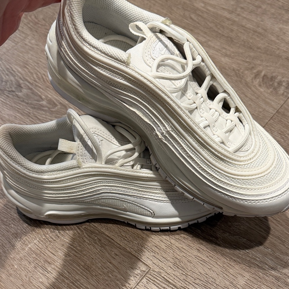 Nike Women's Athletic Shoes in Cream, air max 97